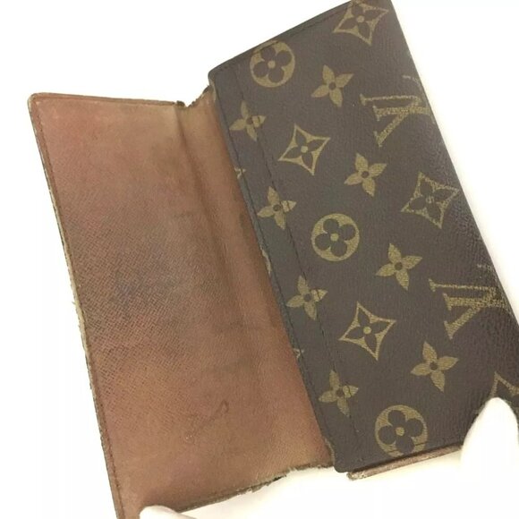 566146BT (L1) Louis Vuitton Wallet Long Porte Yen 3 Cartes Credit Brown Monogram - Picture 5 of 8